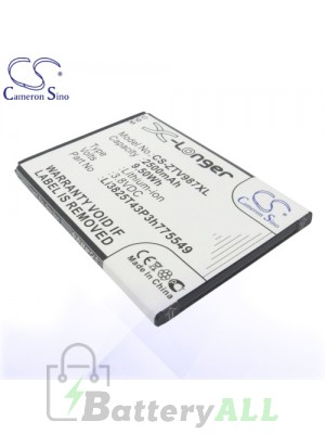 CS Battery for ZTE Li3825T43P3h775549 / ZTE Grand X Quad V987 Battery PHO-ZTV987XL