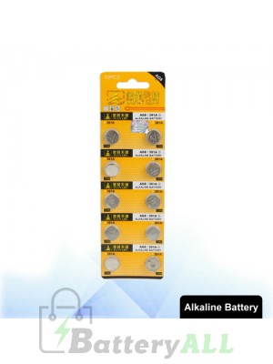 10 PCS AG8 / 391A 1.55V Alkaline Button Battery S-LIB-0314
